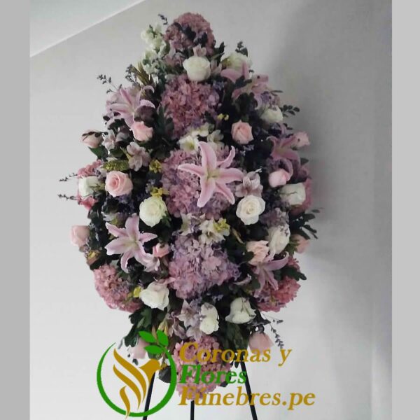 Lágrima Fúnebre Rosas, Hortencias y Lilliums F51
