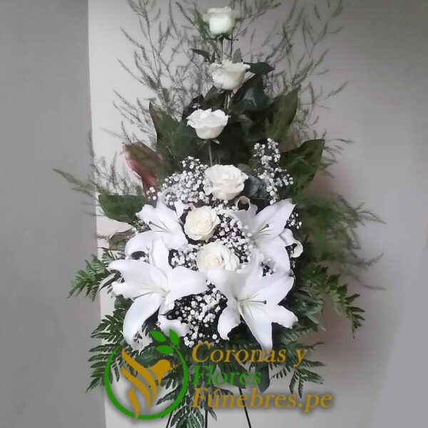 Lágrima Fúnebre liliums blancos F49