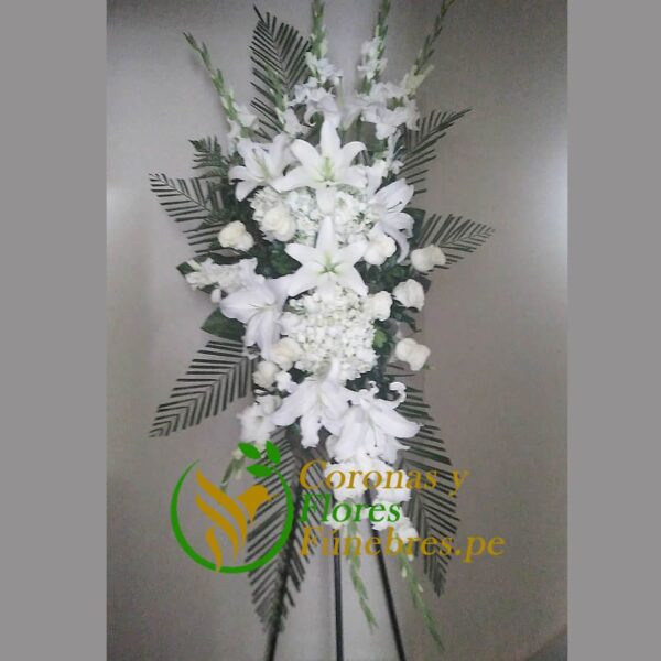 Lágrima Floral Lillums y Rosas Blancas F56
